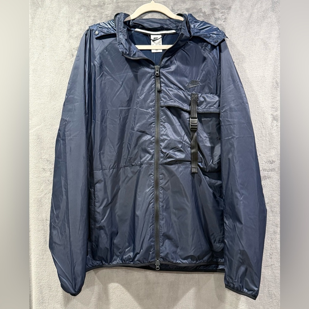Nike Tech Woven N24 Packable Lined Sport tech Jacket - Blue FB7903-451 Size XLT
